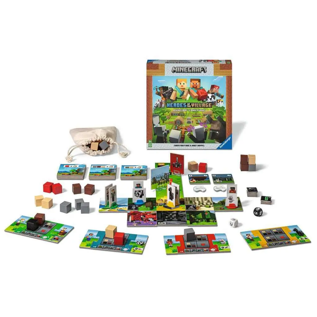 Jeux de construction Heroes Of The Village Ravensburger Minecraft Jeux de construction Heroes Of The Village Ravensburger Minecraft