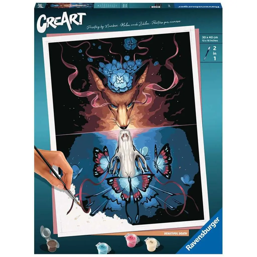 Ausmalbilder Ravensburger CreArt Beautiful Death Jojoesart edition 30x40cm
