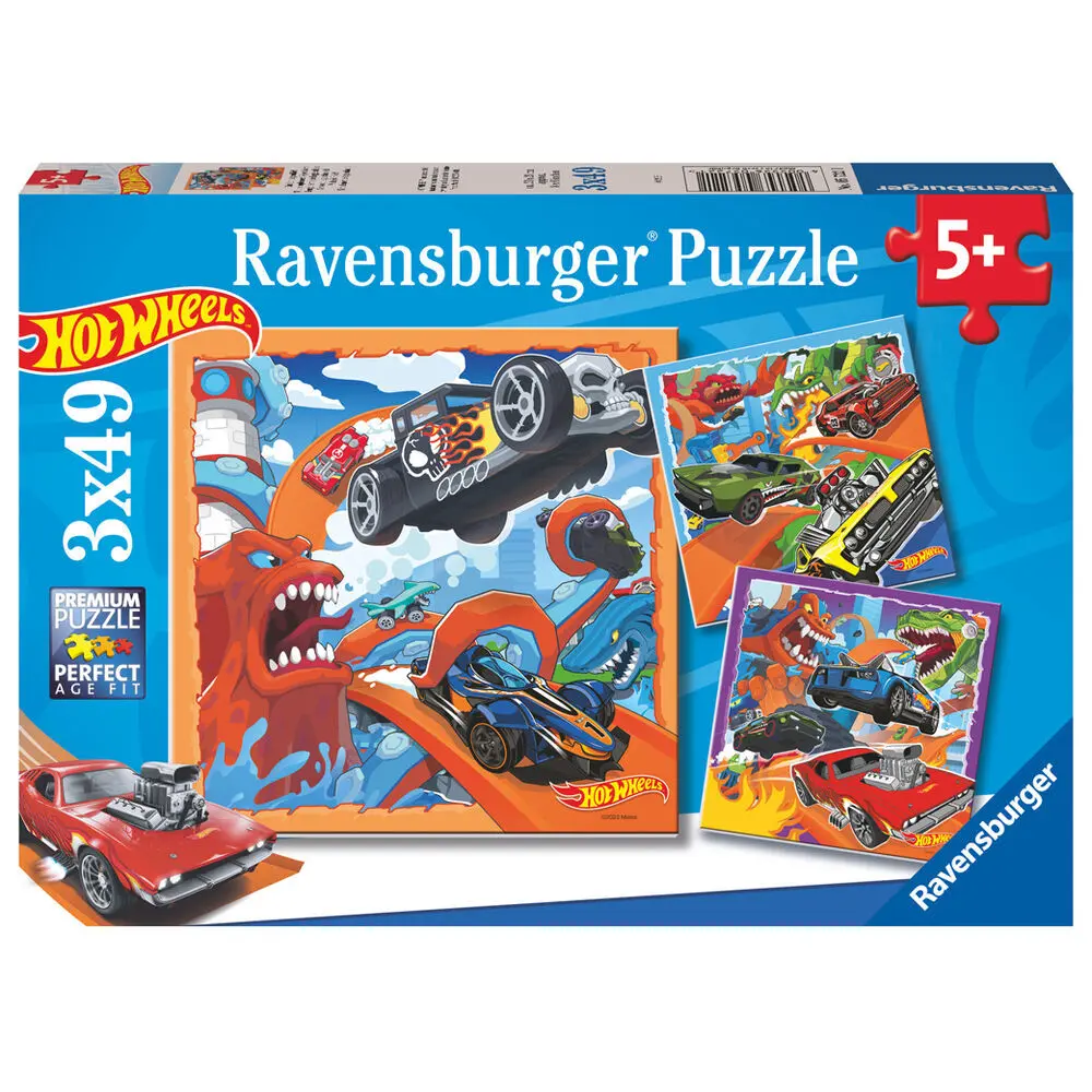 39-teiliges Puzzle Ravensburger Hot Wheels