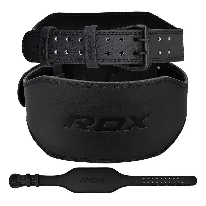 Lederen gewichthefriem RDX 6"