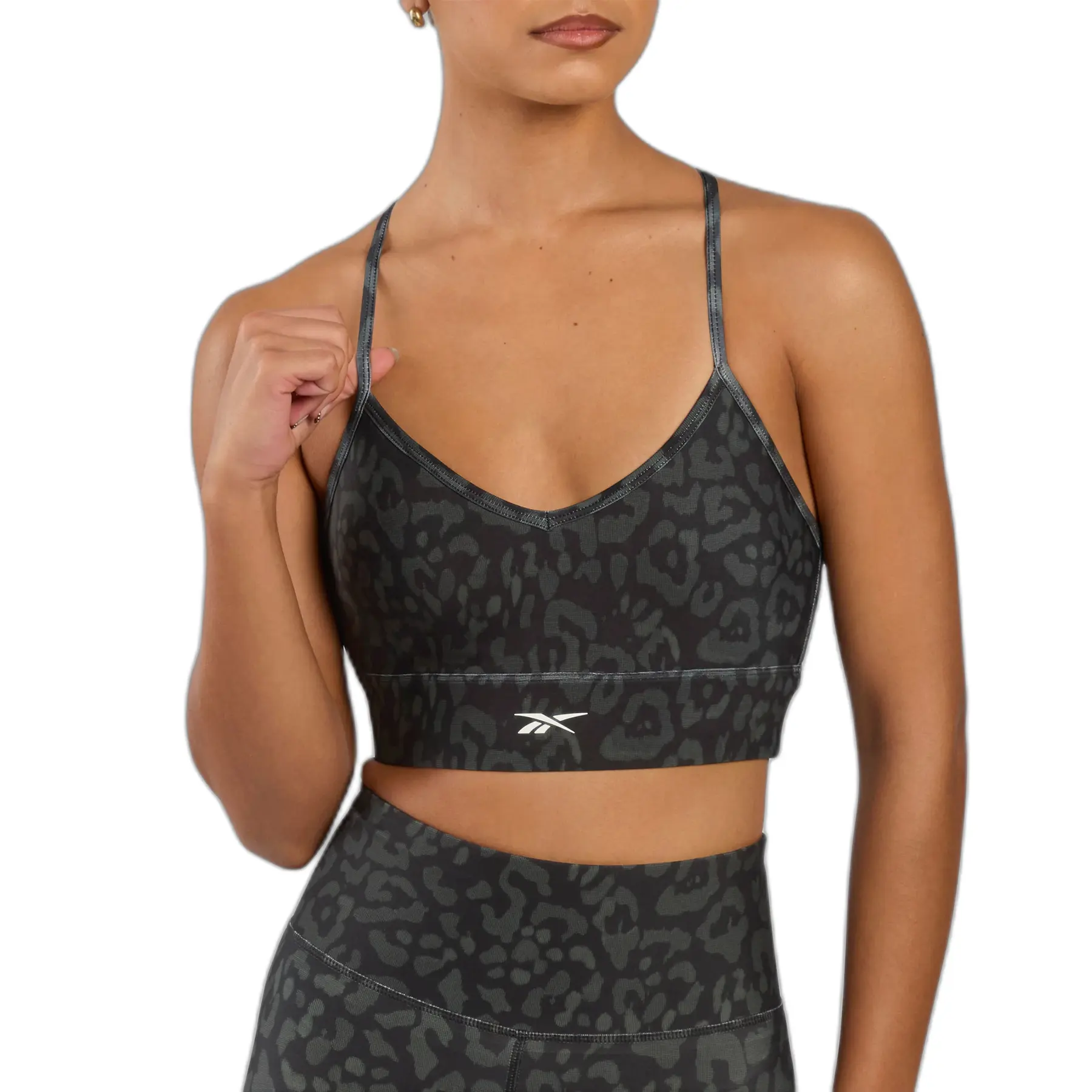 Damen-Sport-BH Reebok ID Train Printed Tri