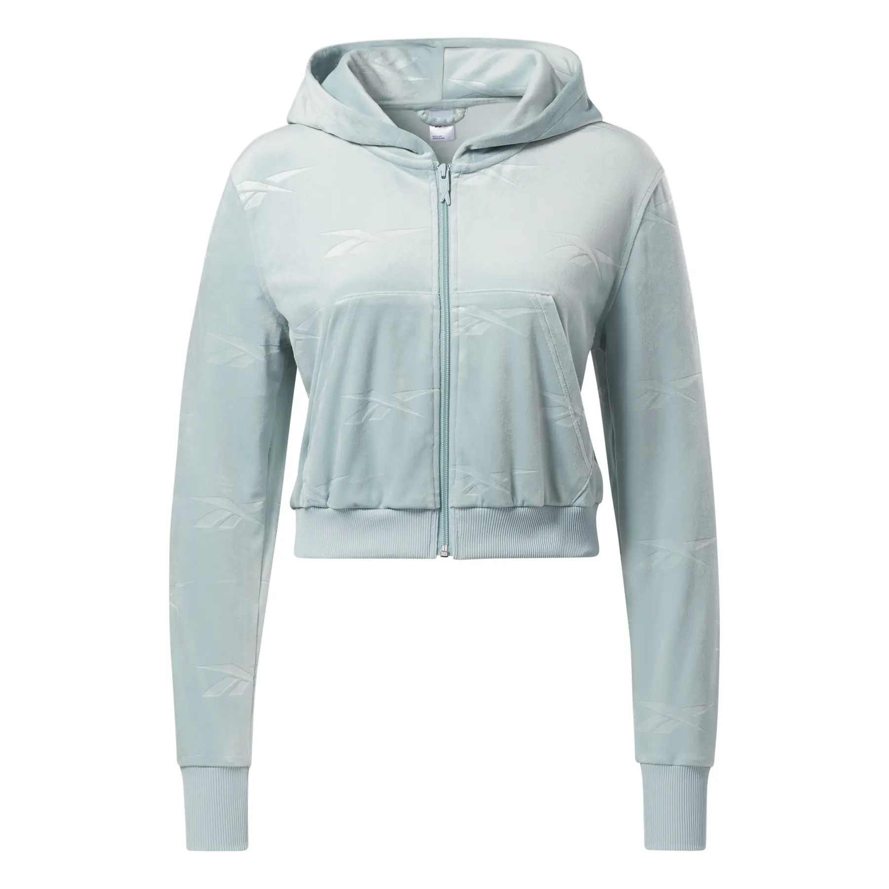 Sweatshirt mit Reißverschluss aus Samt, Damen Reebok Classics Energy Q4