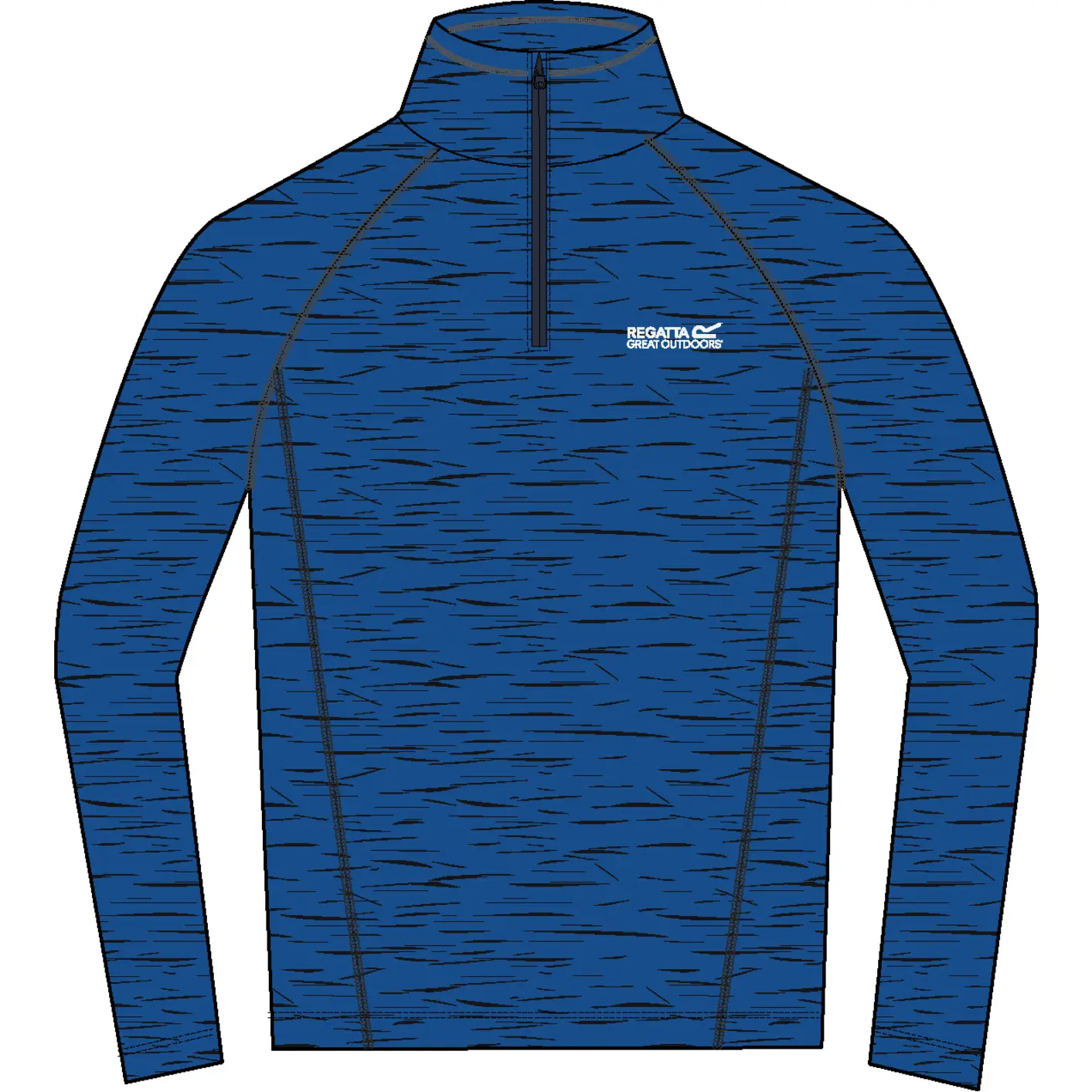 Pile con mezza zip Regatta Montes