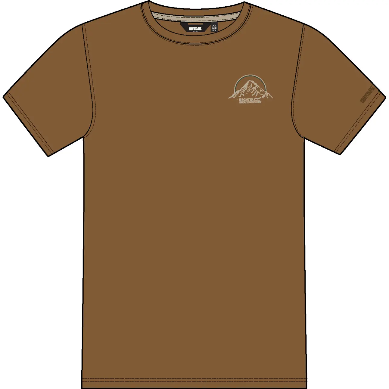 Regatta Cline Ix T-shirt Met Korte Mouwen Bruin M Man