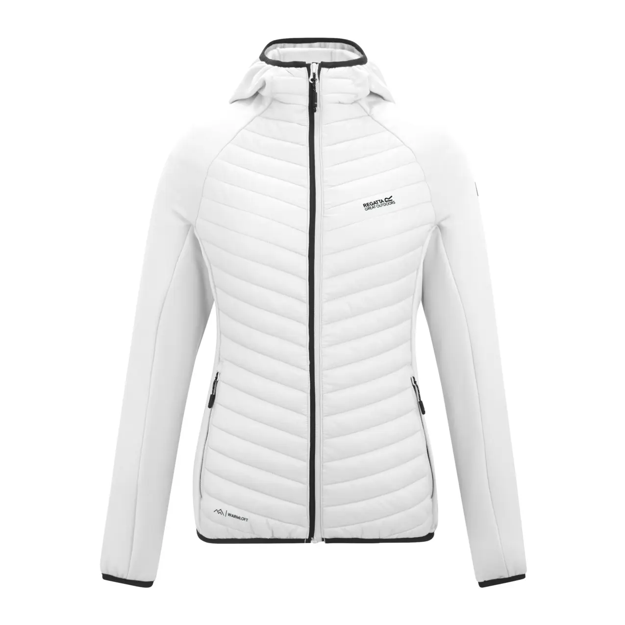 Dames Andreson Stretch Waterafstotende Hybride Jas met Baffle-afwerking