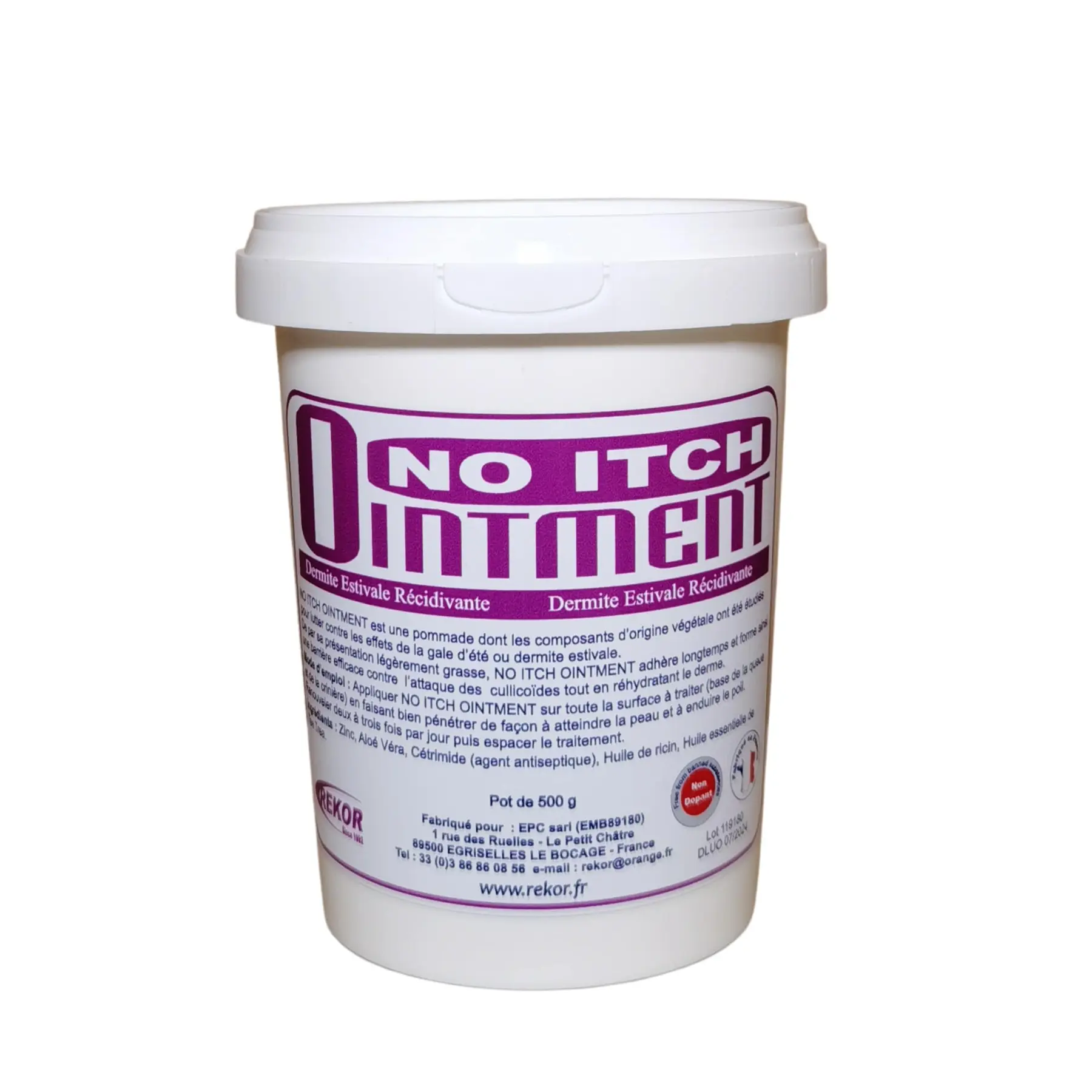 Rekor Violet Pommade Apaisante Et Antiseptique No Itch Ointment
