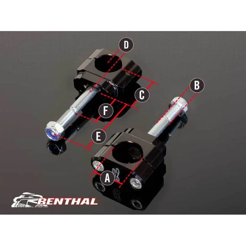 Pontet Motorradlenker Renthal Fatbar/Twinwall Honda Crf 450 R (Pe07)