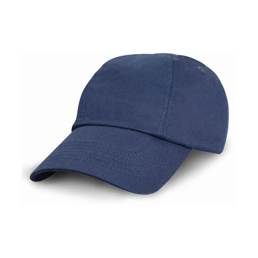 Casquette de baseball en coton sergé enfant Result Low Profil Casquette de baseball en coton sergé enfant Result Low Profil