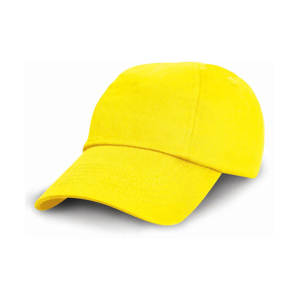 Casquette de baseball en coton sergé enfant Result Low Profil Casquette de baseball en coton sergé enfant Result Low Profil