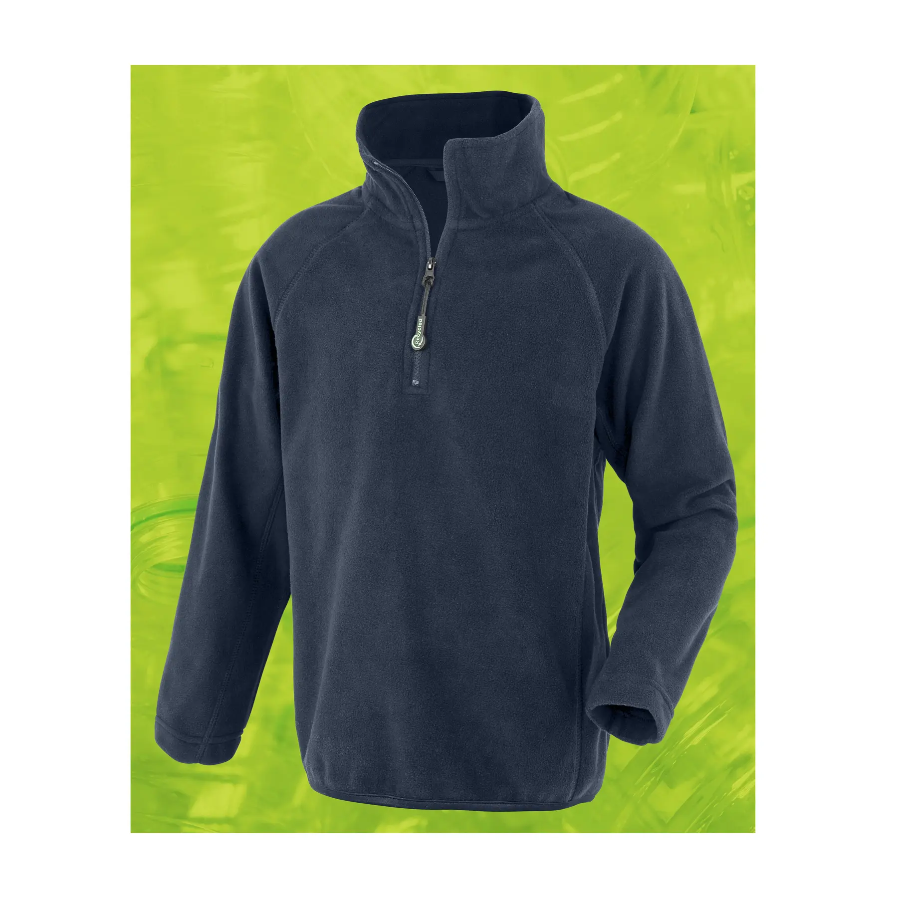 Result Unisex Kinder Bleu Recycelte Polyester Fleecejacke Mit Reißverschluss Für Kinder