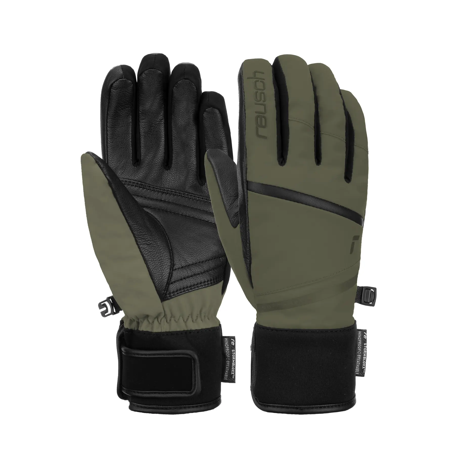 REUSCH Damen Skihandschuhe Tessa Stormbloxx olive | 7