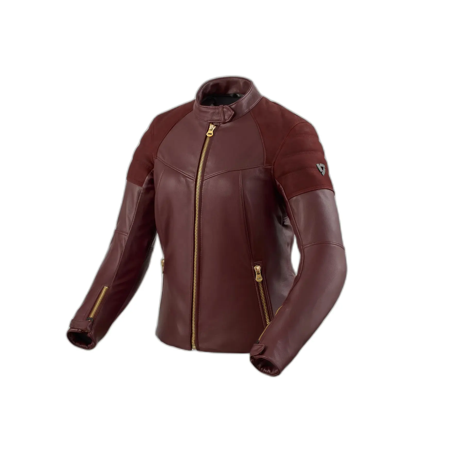 Motorrad-Lederjacke Damen Rev'it London