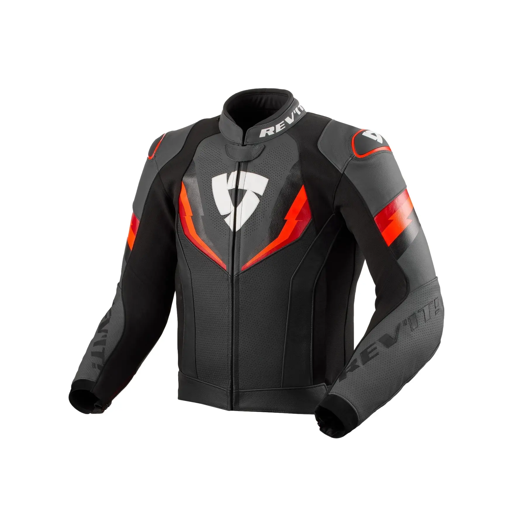 Motorrad-Lederjacke Rev'it Quantum 3