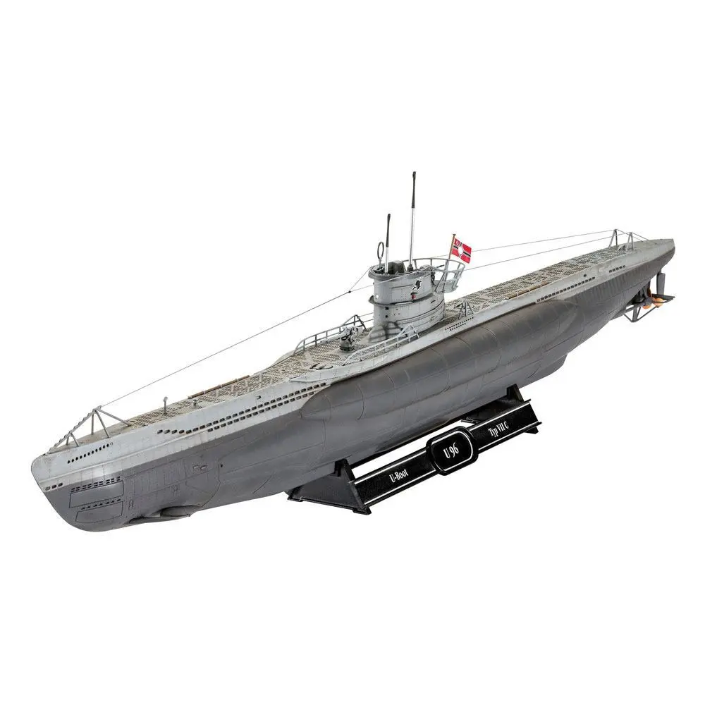 kit complet maquette Revell 1/144 U-Boot U96 Typ VII C 40th Anniversary
