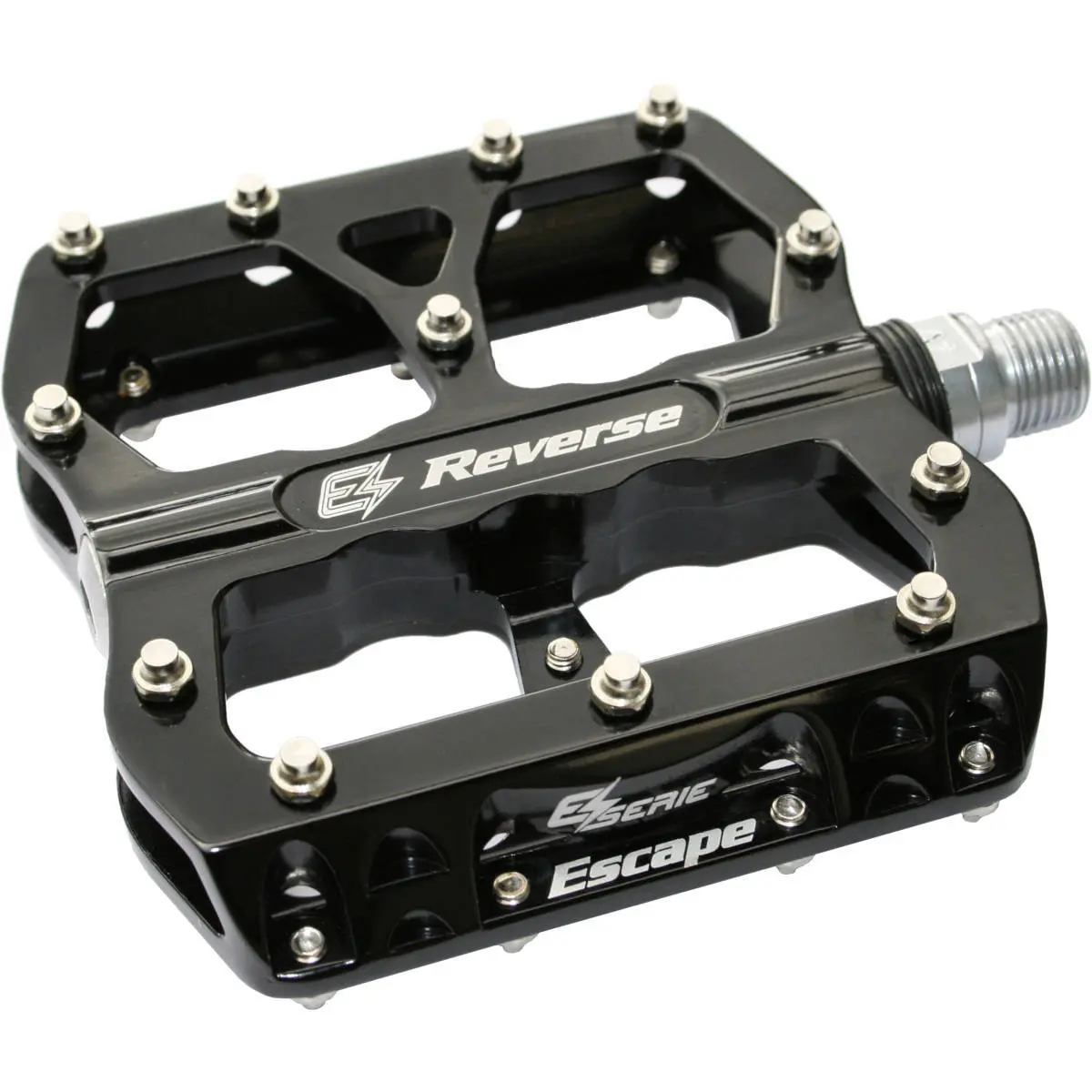 Paar platte pedalen met versterkt platform Reverse Components E-Escape