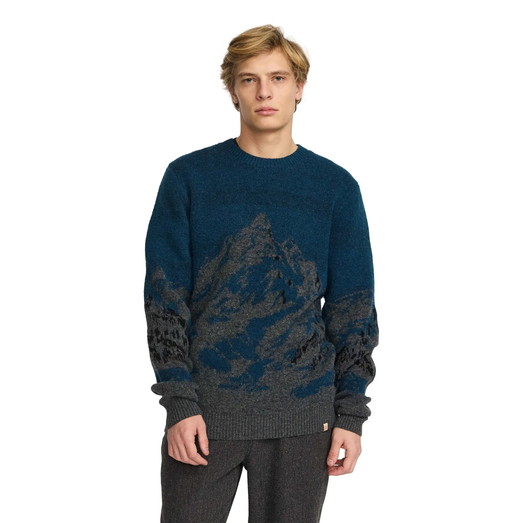 Maglione in maglia jacquard