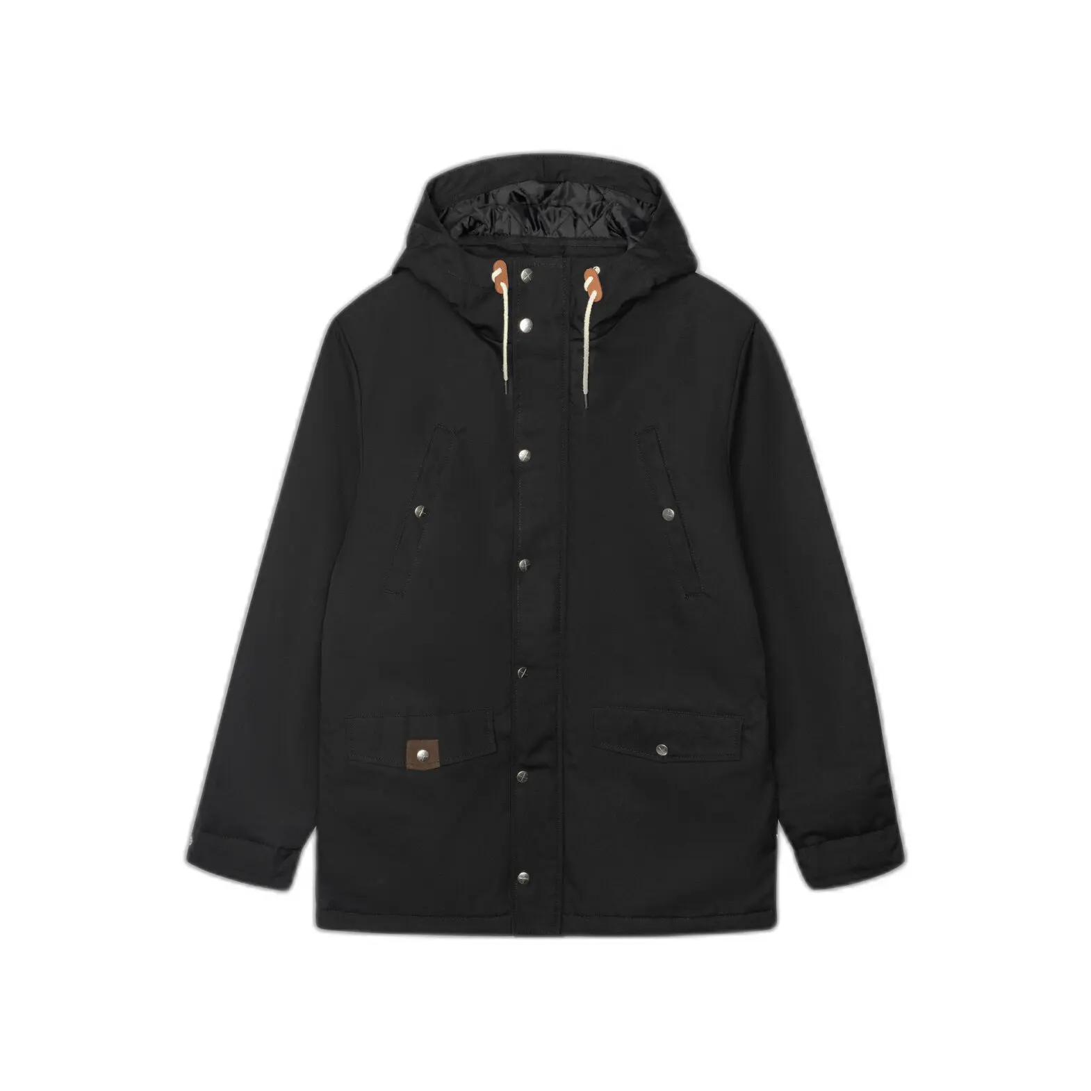 Parka con bottoni a pressione Revolution