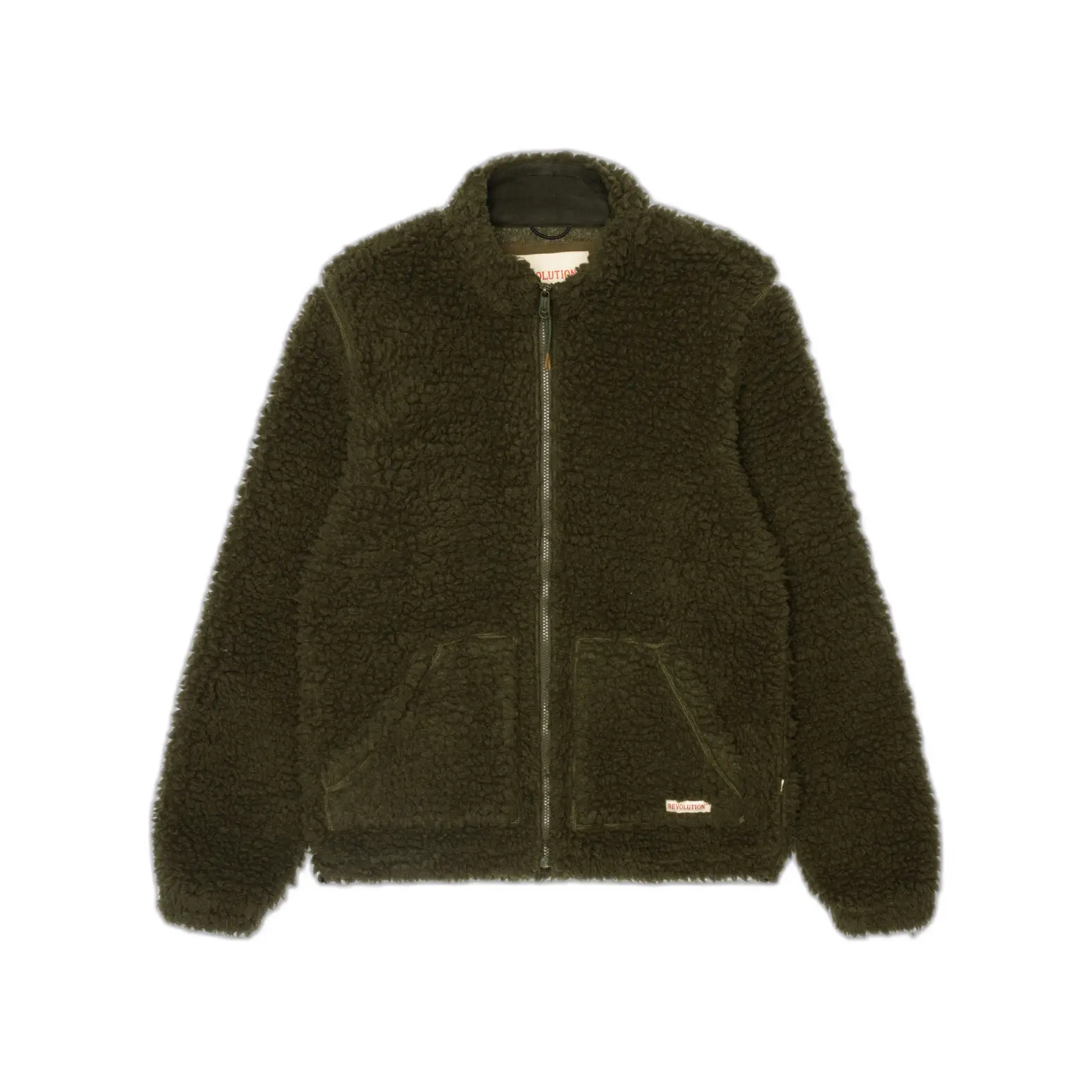 Giacca corta in felpa con ampie tasche a canguro Revolution