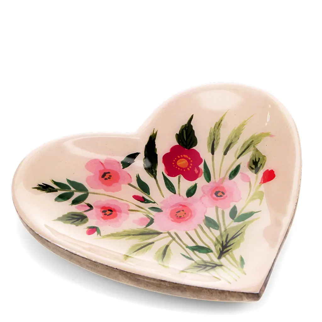 Vide-poche coeur Rex London Flowers