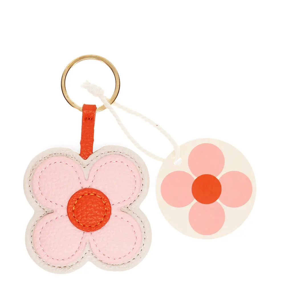 Porte-clé Rex London Pink daisy