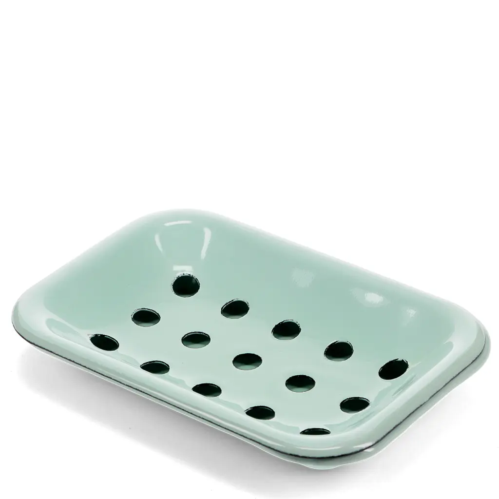 Rex London Unisex Vert Porte-Savon En Émail