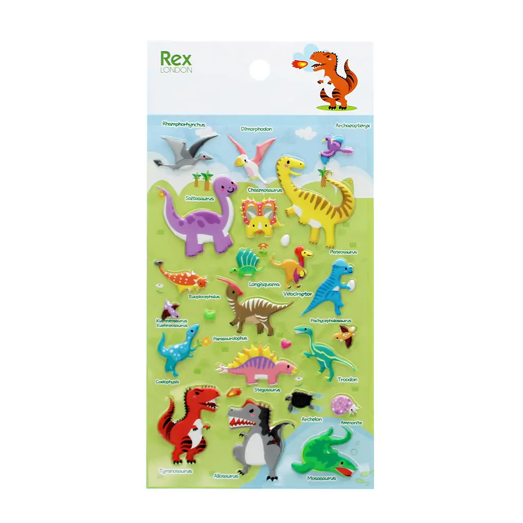 Dino-Aufkleber für Kinder Rex London