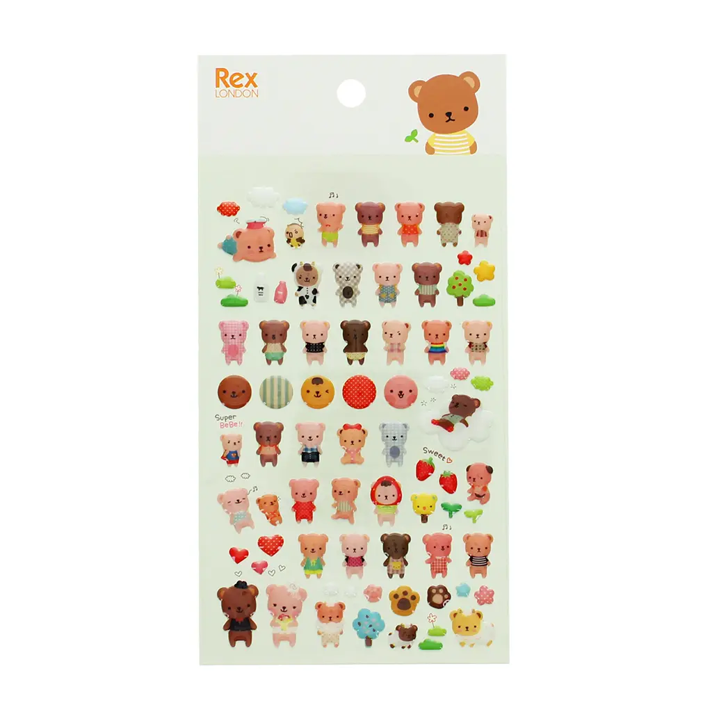 Aufkleber Kinder Bears Rex London