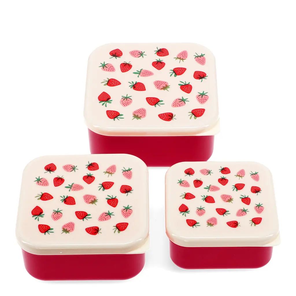 Lunchbox Erdbeere Rex London (x3)