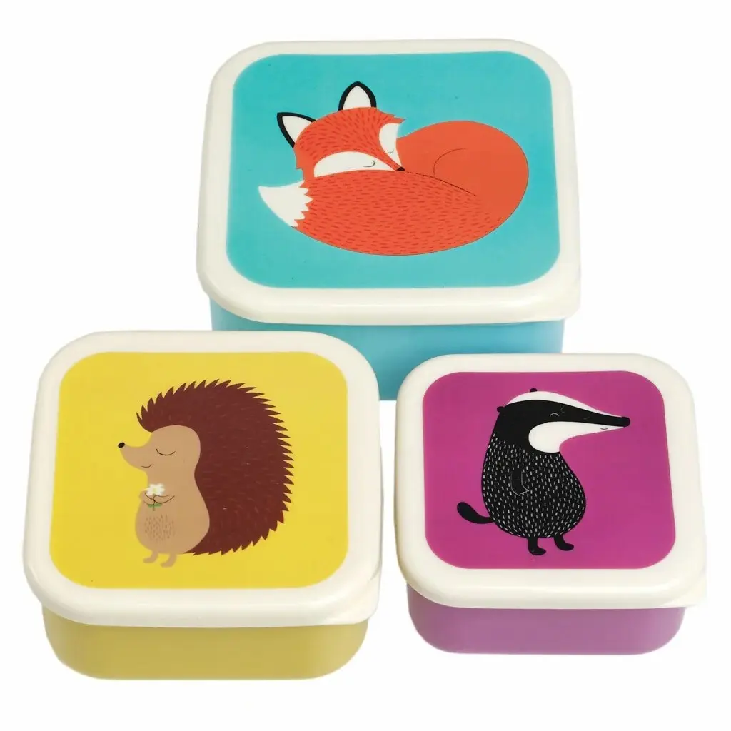 Lunch box à snack Rex London Rusty The Fox And Friends (x3)