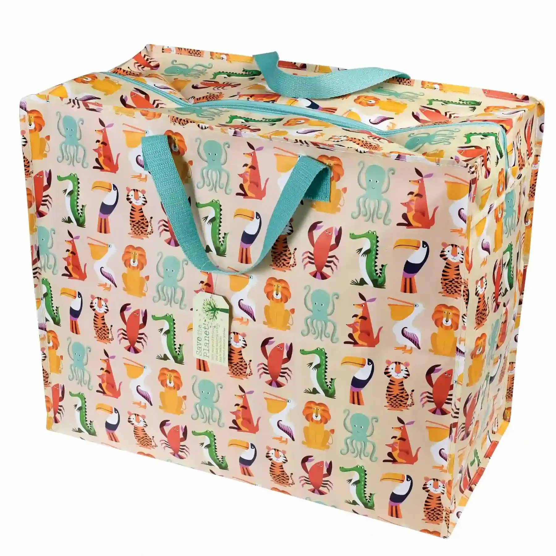 Borsa portaoggetti Rex London Jumbo Colourful Creatures