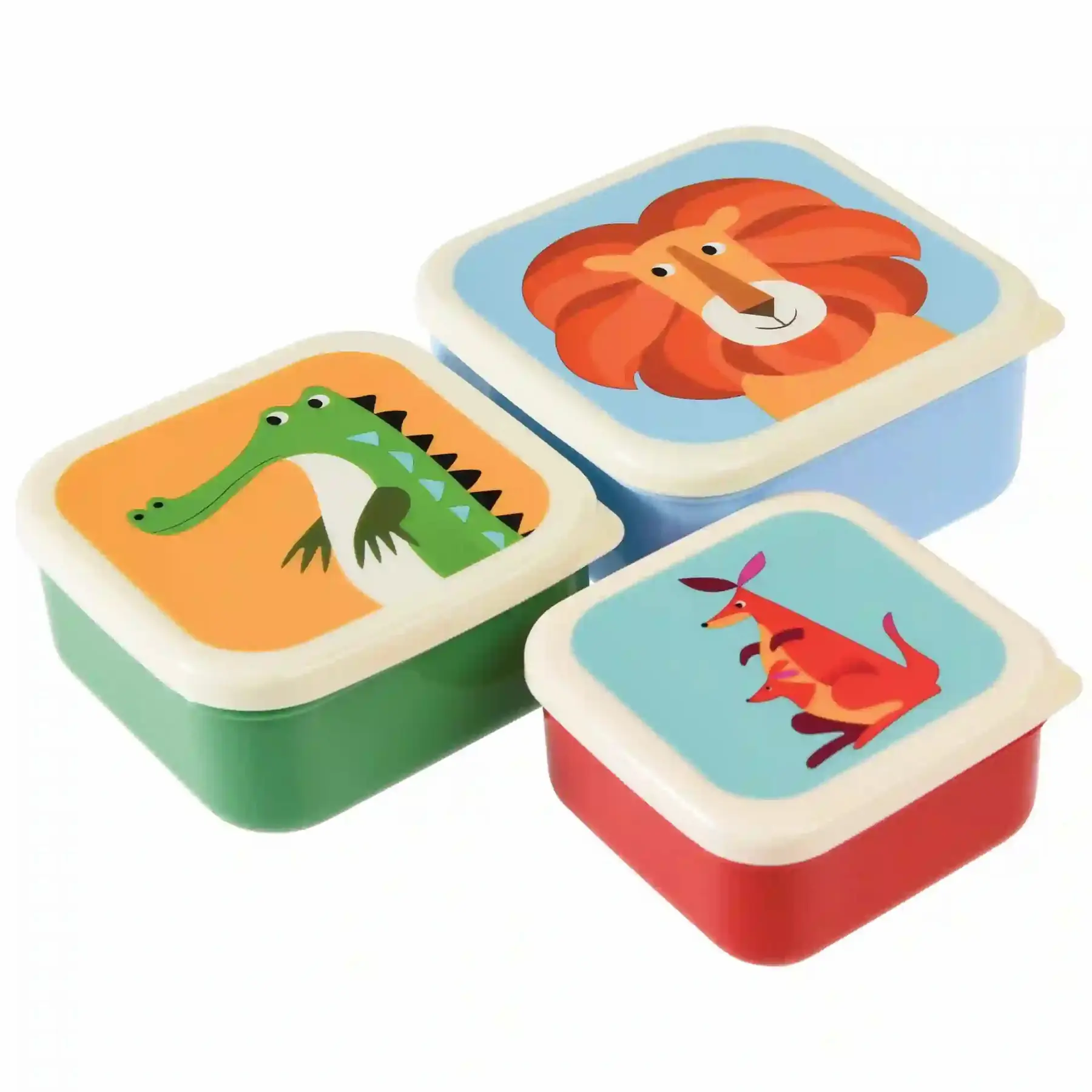 Lunch box Rex London Colourful Creatures (x3) Lunch box Rex London Colourful Creatures (x3)