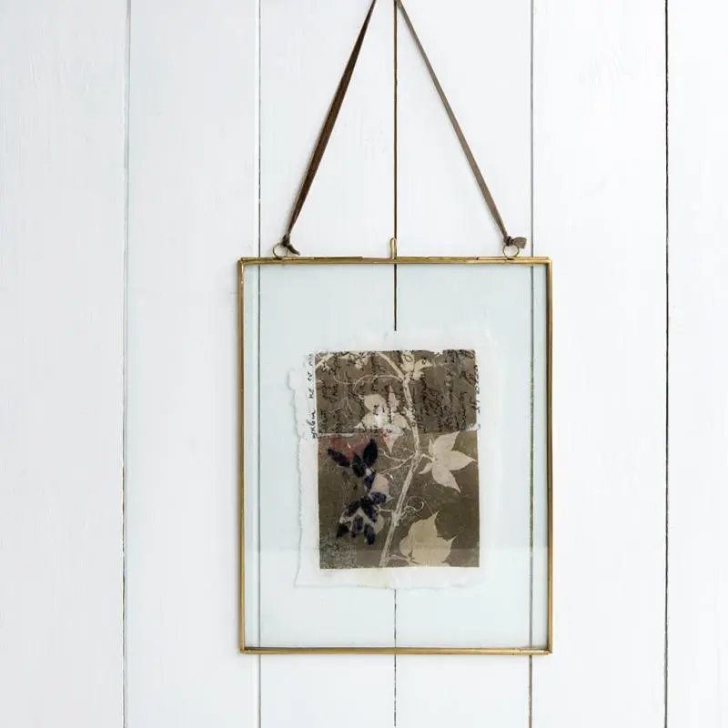 Portafoto da appendere in ottone Rex London