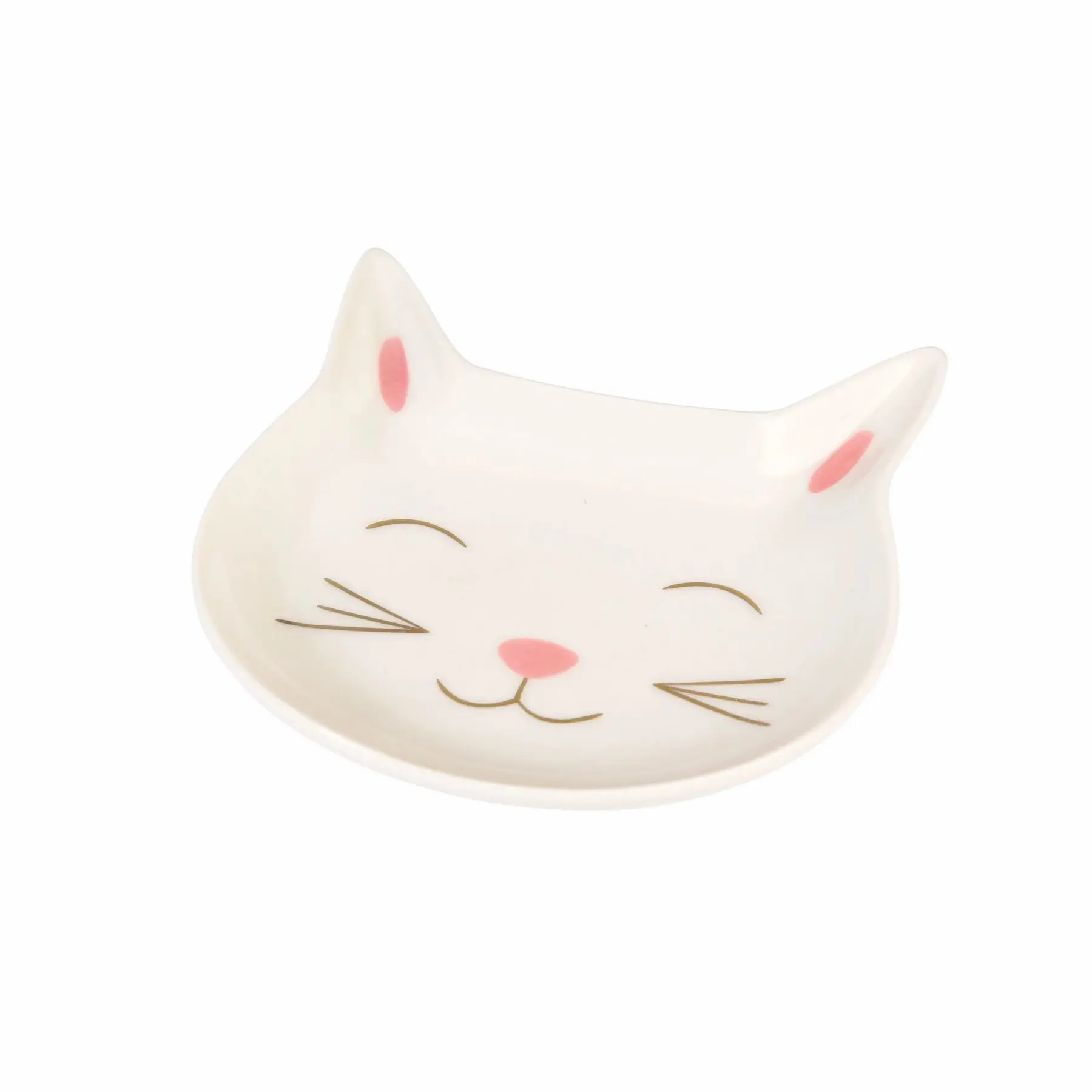 Assiette chat en porcelaine pour bijoux Rex London Assiette chat en porcelaine pour bijoux Rex London
