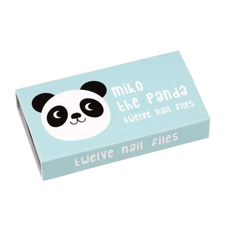 Boites et autres rangement allumettes avec limes à ongles Rex London Miko The Panda (x12)