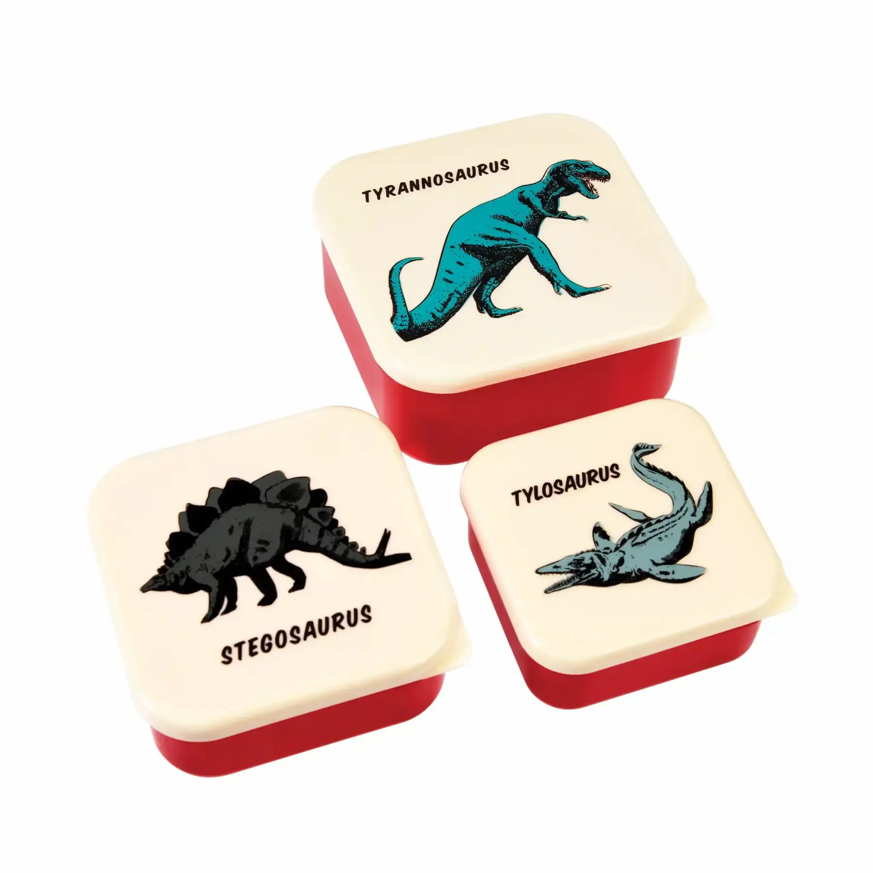 Lunch box à goûter Rex London Prehistoric Land (x3) Lunch box à goûter Rex London Prehistoric Land (x3)