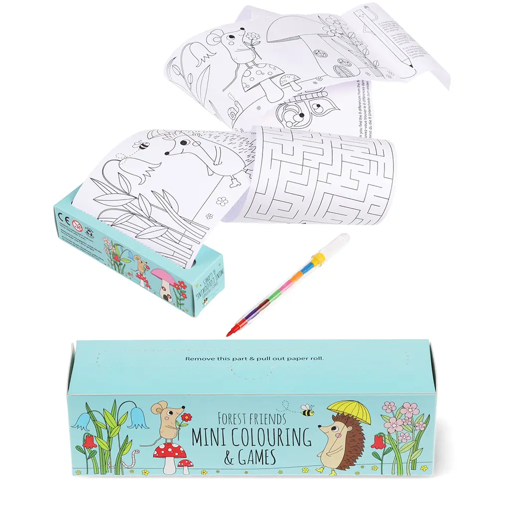 Mini giochi di immaginazione e colorazione per bambini Rex London Forest Friends