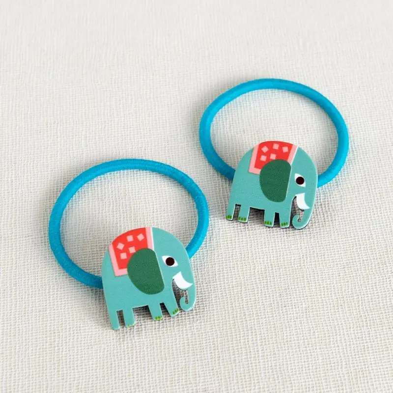 Haargummi Rex London Elephant Wild Wonders (x2)