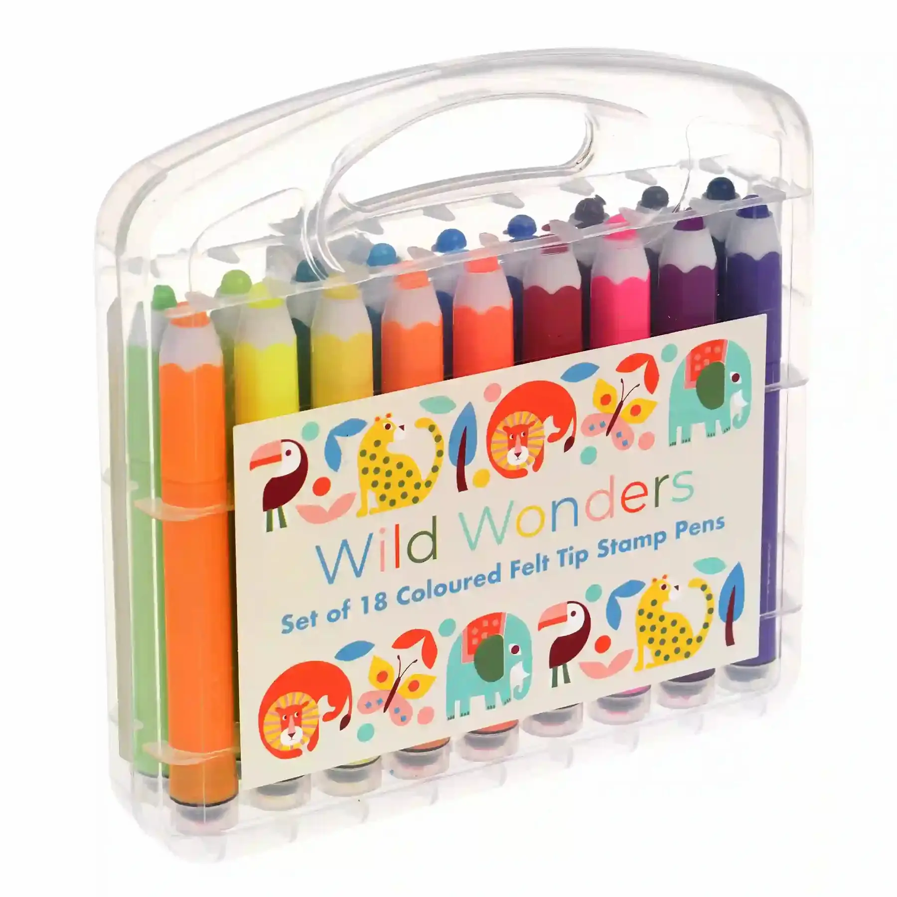 Stempelstift und Filzspitze Rex London Wild Wonders (x18)