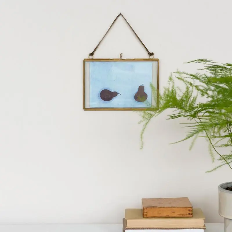 Cornice per foto sospese in ottone Rex London