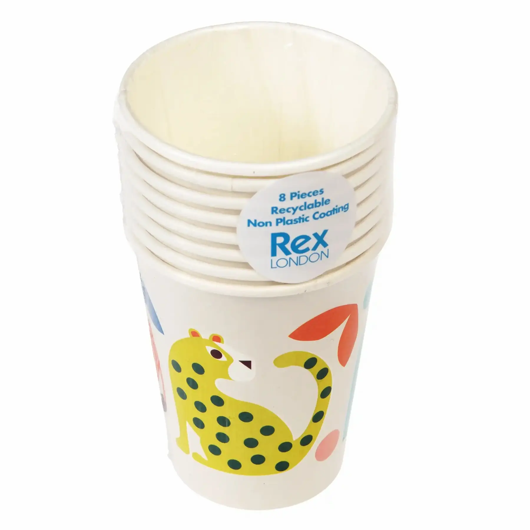 Gobelet En Papier Enfant Rex London Wild Wonders (X8)-image