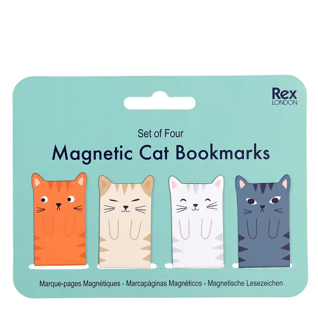 Fantasie-Spiele Magnet-Lesezeichen Katzen Kind Rex London (x4)
