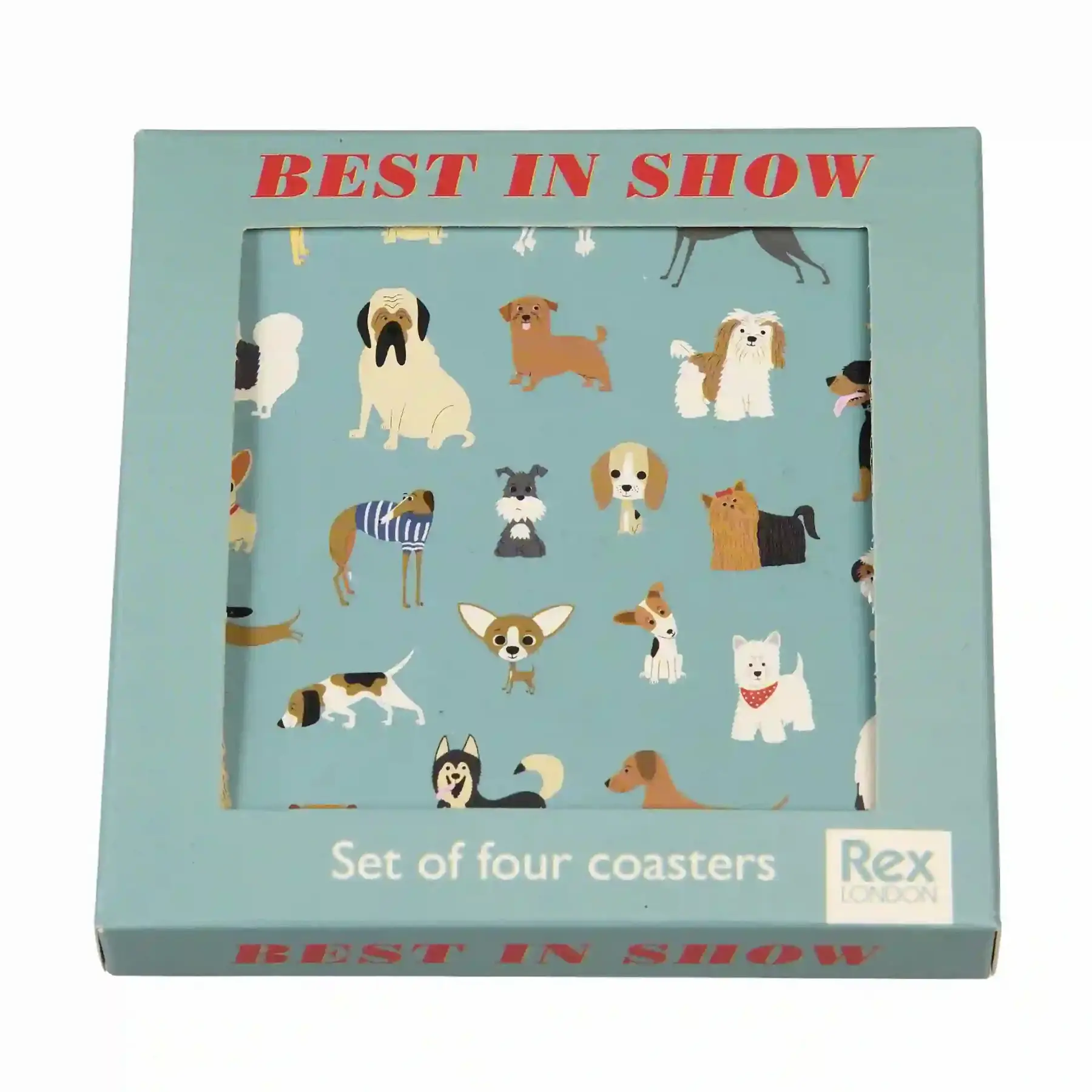 Sous-verre Rex London Best In Show (x4) Sous-verre Rex London Best In Show (x4)