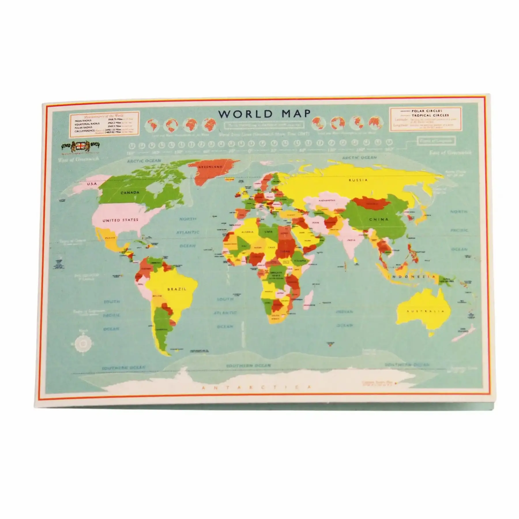 Kit de réparation de t-shirt Rex London World Map