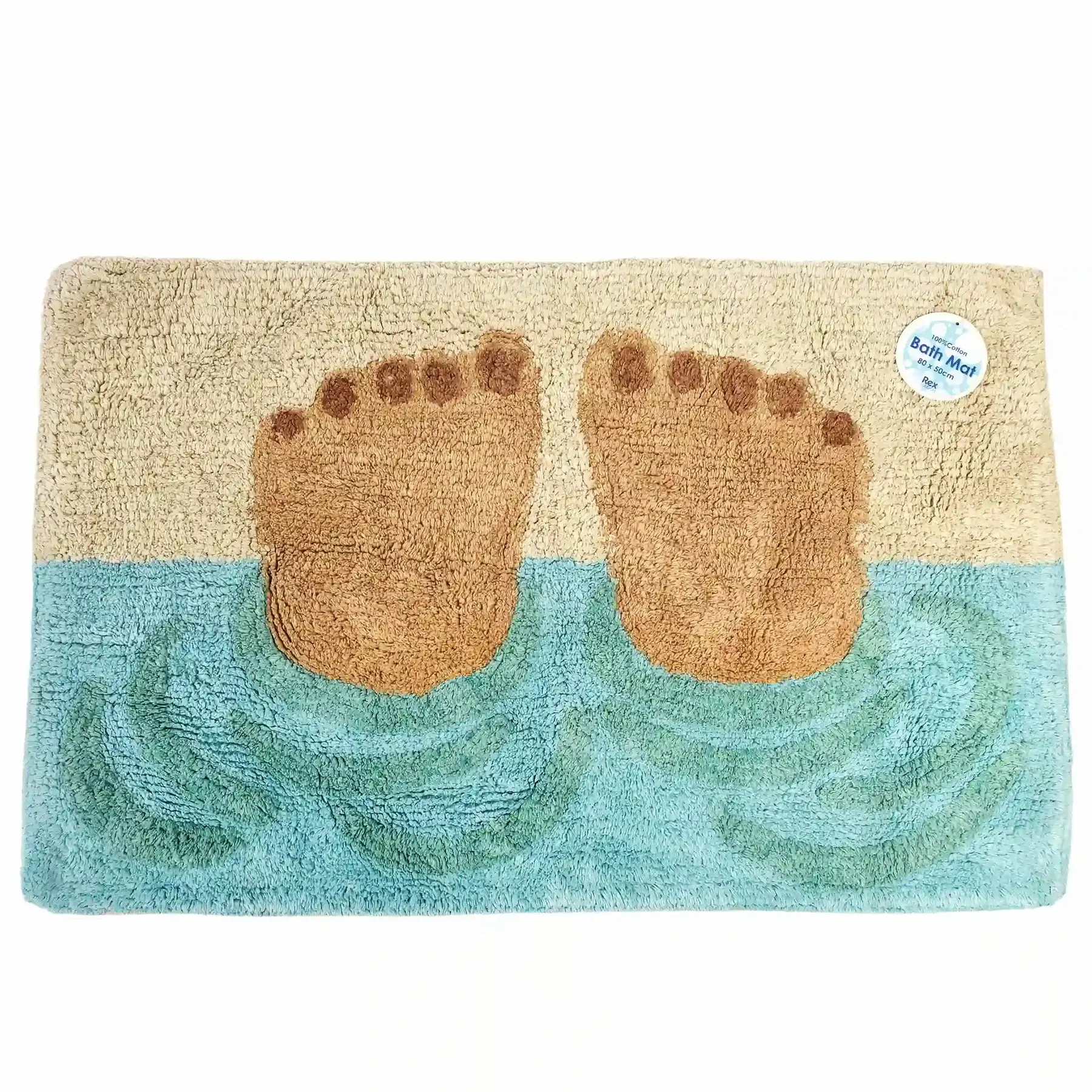 Tapis de bain en coton tufté Rex London Tapis de bain en coton tufté Rex London