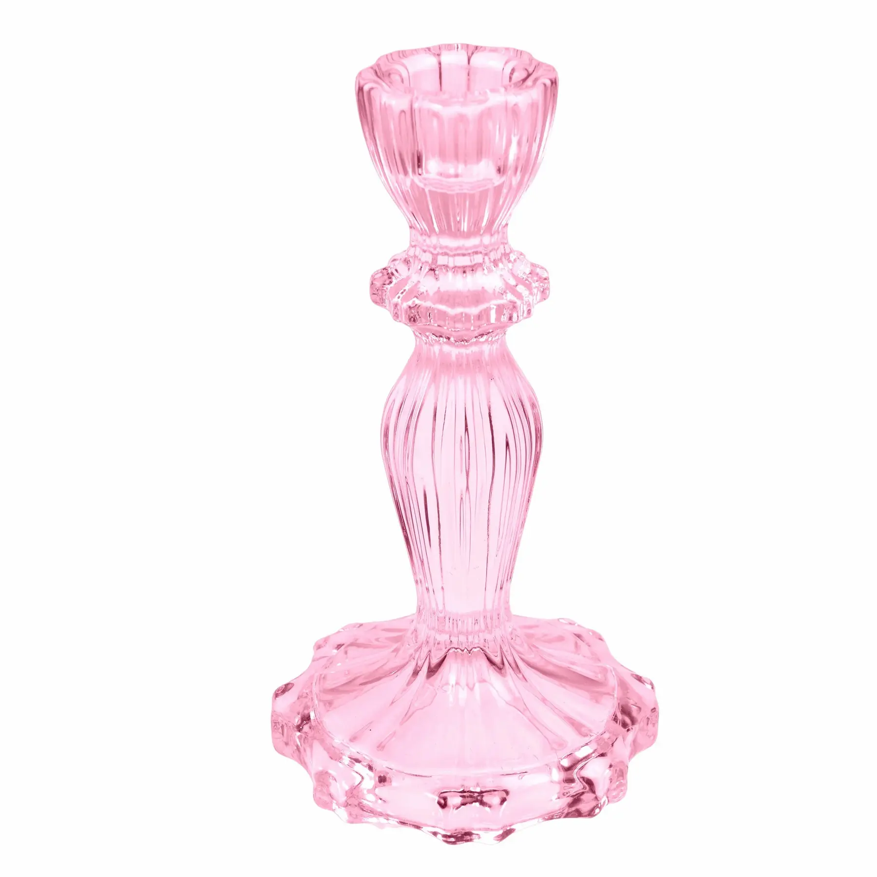Bougeoir en verre Rex London