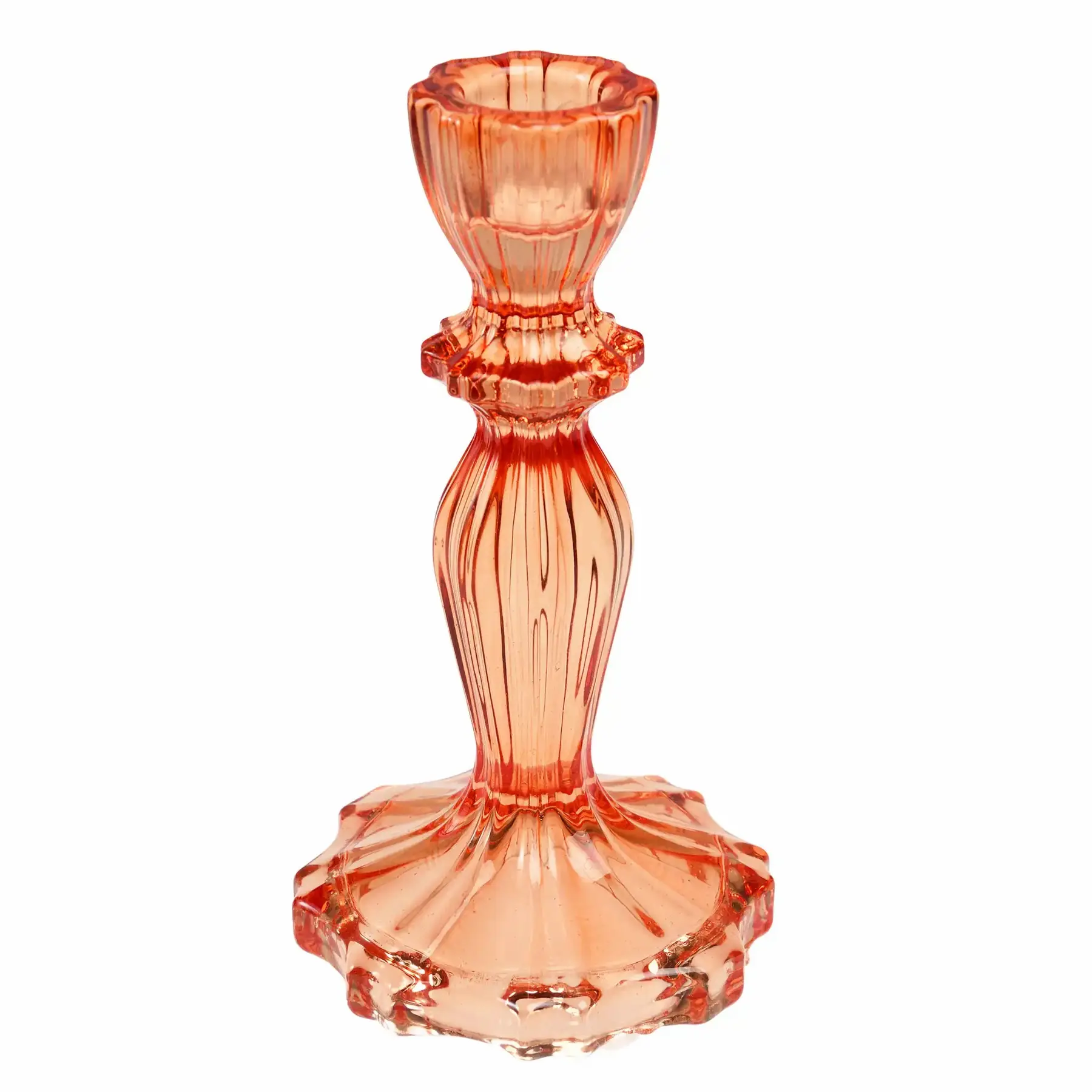 Bougeoir en verre Rex London