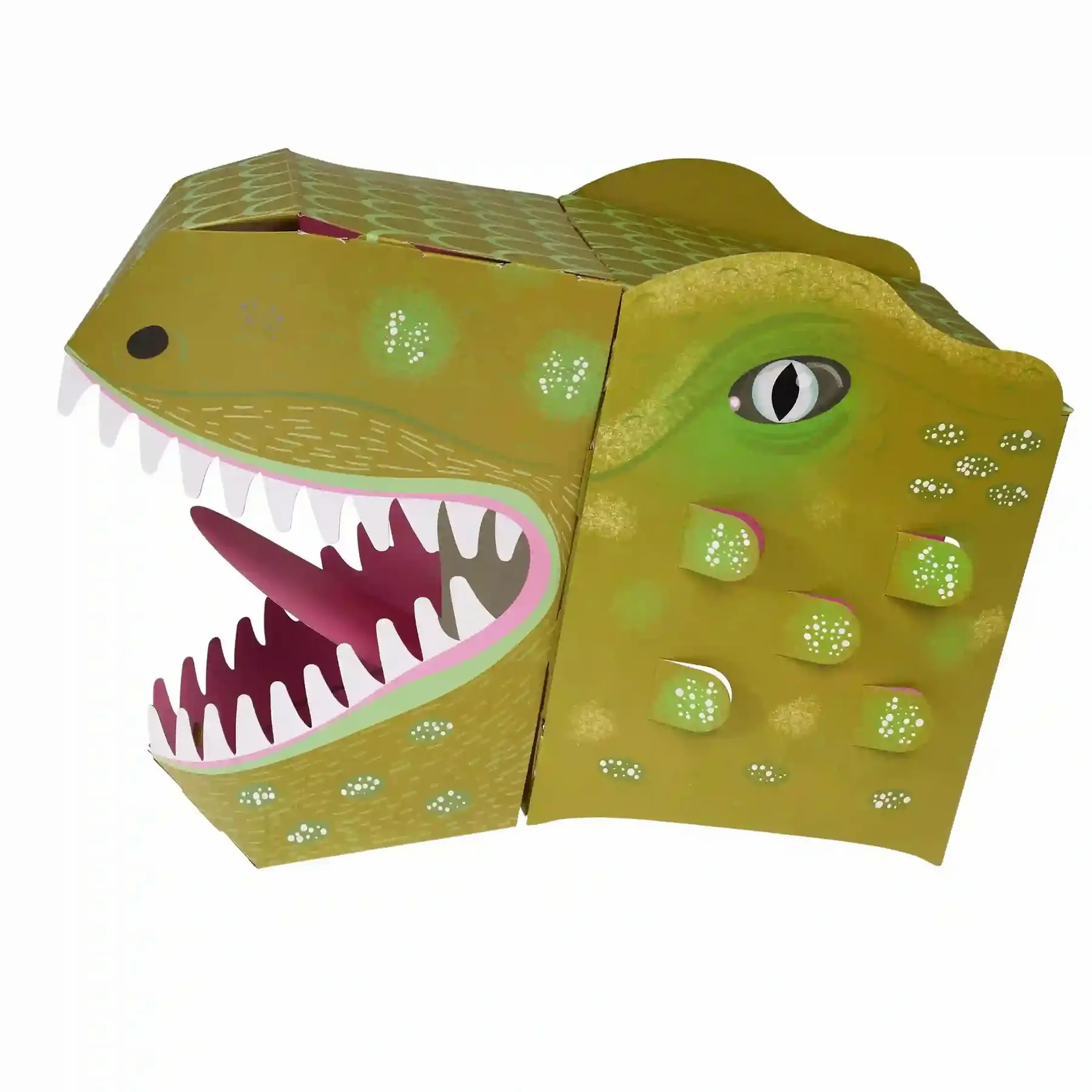 Maschera con testa di dinosauro Rex London