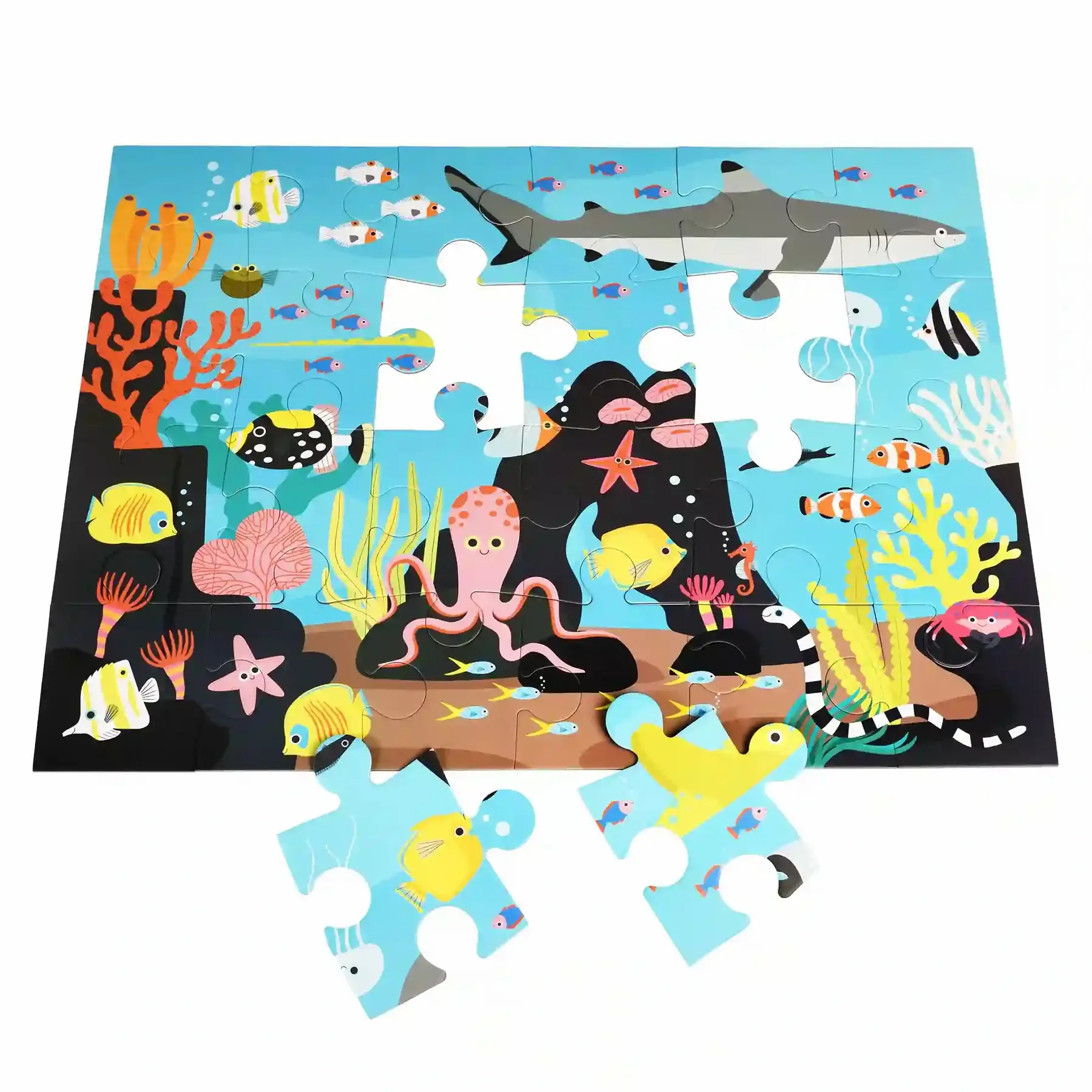 Puzzle del pavimento della barriera corallina per bambini Rex London