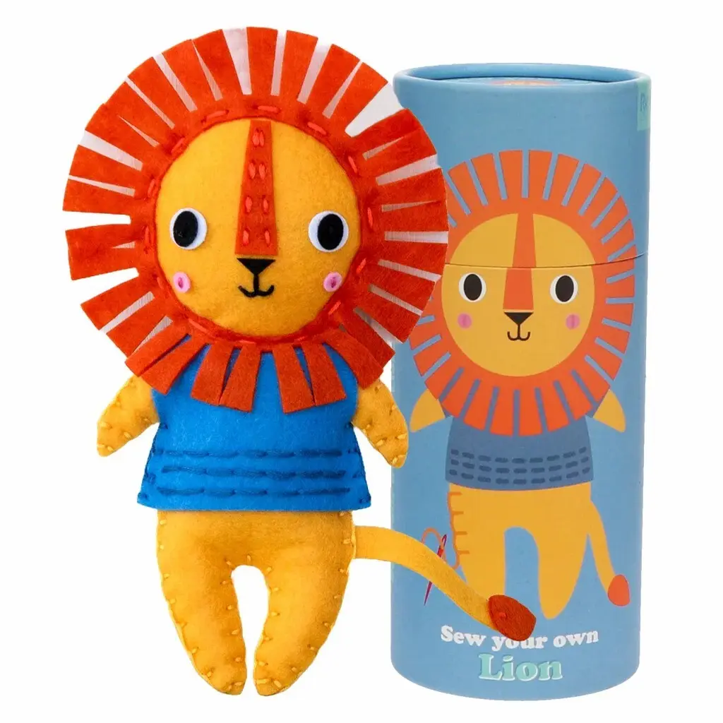 Set di costruzioni in feltro - leone per bambini Rex London