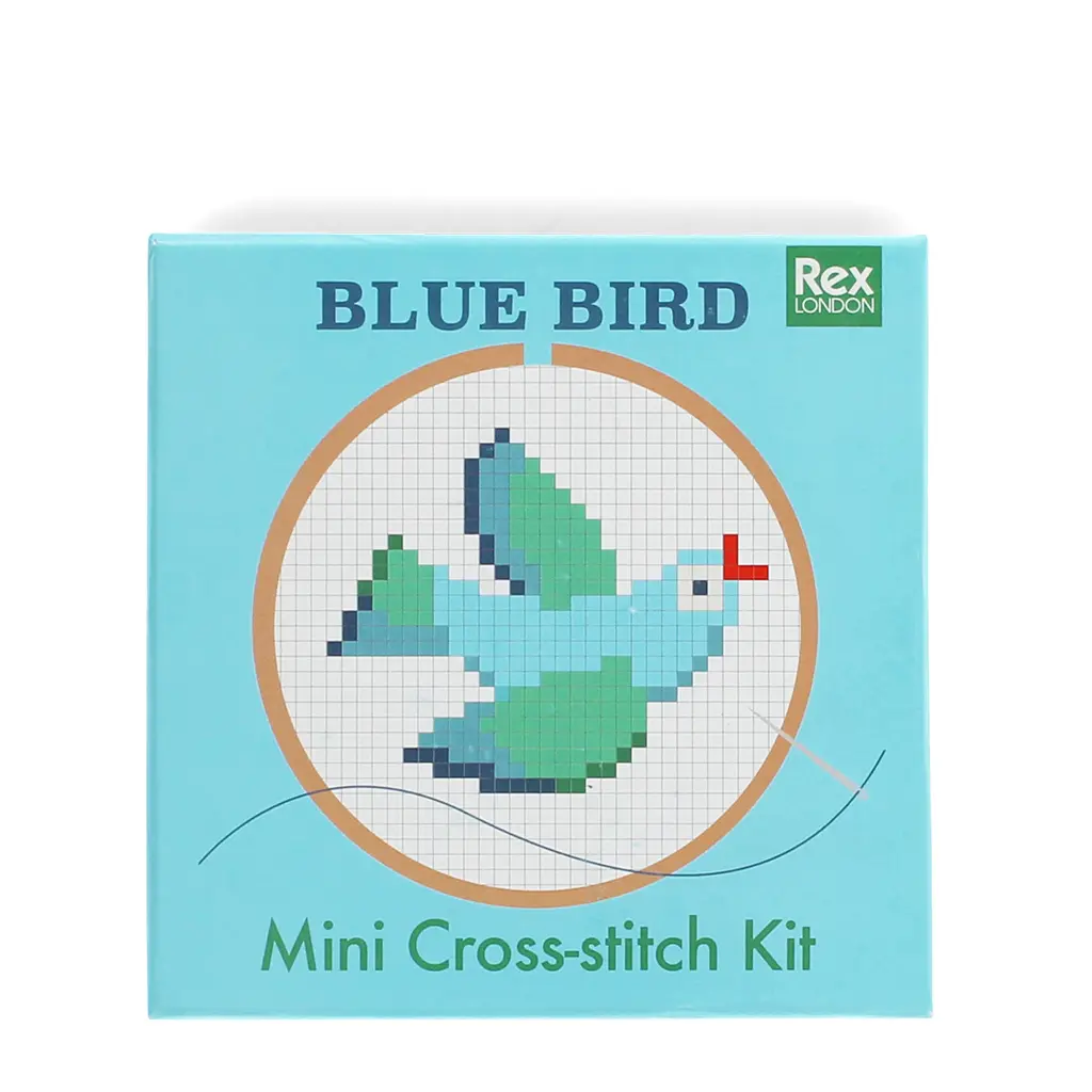 Spiele zum Bauen mit Kreuzstich Rex London Oiseau